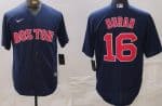Boston Red Sox #11 Jarren Duran Navy Player Name Cool Base Jersey