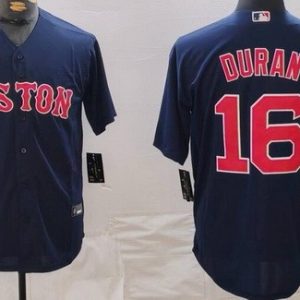 Boston Red Sox #11 Jarren Duran Navy Player Name Cool Base Jersey