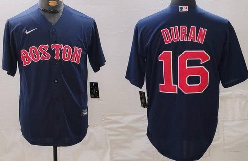 Boston Red Sox #11 Jarren Duran Navy Player Name Cool Base Jersey