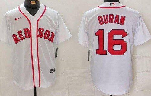 Boston Red Sox #11 Jarren Duran White Player Name Cool Base Jersey