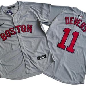 Boston Red Sox #11 Rafael Devers Gray Limited Jersey