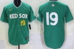 Boston Red Sox #19 Roman Anthony Green 2025 City Connect Limited Jersey