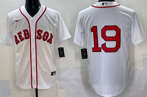 Boston Red Sox #19 Roman Anthony White Cool Base Jersey