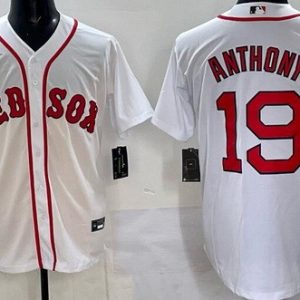 Boston Red Sox #19 Roman Anthony White Player Name Cool Base Jersey