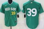 Boston Red Sox #39 Marcelo Mayer Green 2025 City Connect Limited Jersey