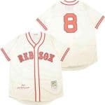 Boston Red Sox #8 Carl Yastrzemski Cream 1967 Throwback Jersey