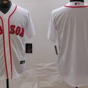 Boston Red Sox Blank White Cool Base Jersey