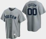 Boston Red Sox Customized Customized Gray Cooperstown Collection Cool Base Jersey