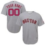 Boston Red Sox Customized Gray Cool Base Jersey