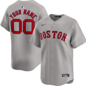 Boston Red Sox Customized Gray Limited Jersey