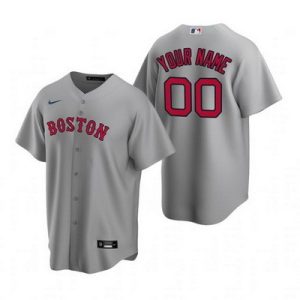 Boston Red Sox Customized Gray Road 2020 Cool Base Jersey