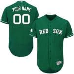 Boston Red Sox Customized Green Celtic FlexBase Jersey
