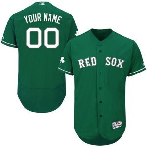 Boston Red Sox Customized Green Celtic FlexBase Jersey