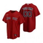 Boston Red Sox Customized Red Alternate 2020 Cool Base Jersey