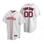 Boston Red Sox Customized White Alternate 2020 Cool Base Jersey