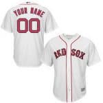 Boston Red Sox Customized White Cool Base Jersey