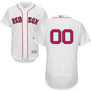 Boston Red Sox Customized White FlexBase Jersey