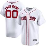 Boston Red Sox Customized White Limited Jersey