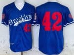 Brooklyn Dodgers #42 Jackie Robinson Royal Throwback Jersey