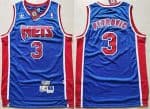 Brooklyn Nets #3 Drazen Petrovic Blue Hollywood Classic Swingman Jersey