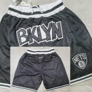 Brooklyn Nets Black Just Don Shorts