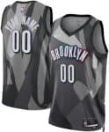 Brooklyn Nets Custom Gray 2024 City Heat Press Jersey