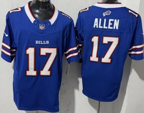 Buffalo Bills #17 Josh Allen Limited Blue FUSE Vapor Jersey