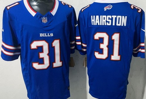 Buffalo Bills #31 Maxwell Hairston Limited Blue FUSE Vapor Jersey