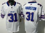 Buffalo Bills #31 Maxwell Hairston Limited White FUSE Vapor Jersey