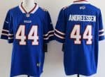 Buffalo Bills #44 Joe Andreessen Limited Blue Vapor Jersey