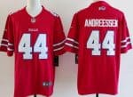 Buffalo Bills #44 Joe Andreessen Limited Red Vapor Jersey