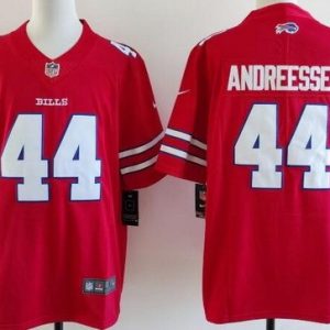 Buffalo Bills #44 Joe Andreessen Limited Red Vapor Jersey