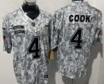 Buffalo Bills #4 James Cook Limited Arctic Camo 2024 Salute to Service Jersey