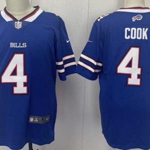 Buffalo Bills #4 James Cook Limited Blue Vapor Jersey