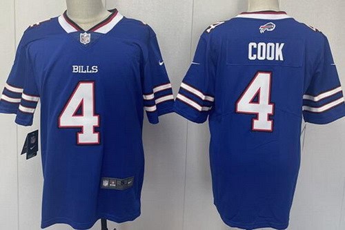 Buffalo Bills #4 James Cook Limited Blue Vapor Jersey