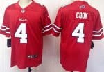 Buffalo Bills #4 James Cook Limited Red Vapor Jersey