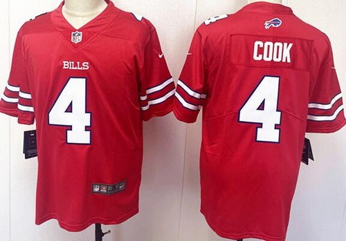 Buffalo Bills #4 James Cook Limited Red Vapor Jersey