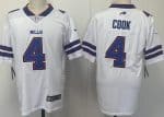 Buffalo Bills #4 James Cook Limited White Vapor Jersey