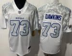 Buffalo Bills #73 Dion Dawkins Limited White Rivalries FUSE Vapor Jersey