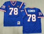 Buffalo Bills #78 Bruce Smith Blue 1990 Throwback Jersey