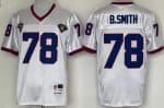 Buffalo Bills #78 Bruce Smith White Throwback Jersey