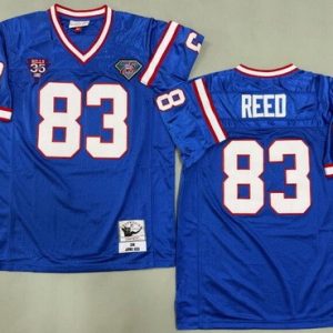 Buffalo Bills #83 Andre Reed Blue 1990 Throwback Jersey