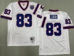 Buffalo Bills #83 Andre Reed White 1990 Throwback Jersey