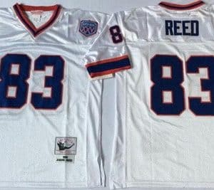 Buffalo Bills #83 Andre Reed White Throwback Jersey
