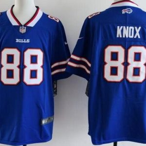 Buffalo Bills #88 Dawson Knox Limited Blue Vapor Jersey