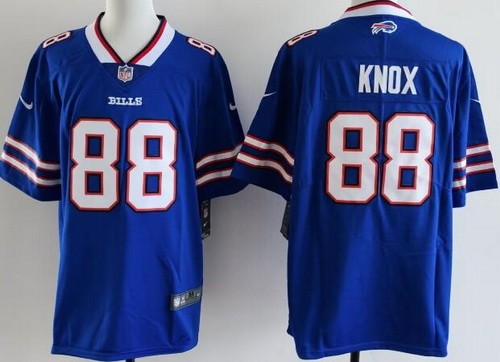 Buffalo Bills #88 Dawson Knox Limited Blue Vapor Jersey