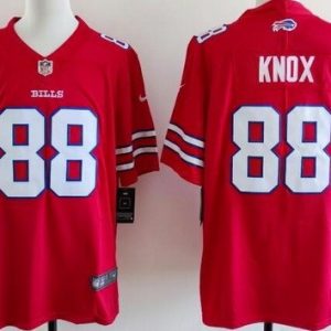 Buffalo Bills #88 Dawson Knox Limited Red Vapor Jersey