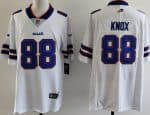Buffalo Bills #88 Dawson Knox Limited White Vapor Jersey