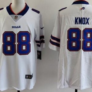 Buffalo Bills #88 Dawson Knox Limited White Vapor Jersey