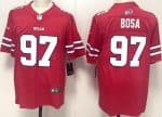 Buffalo Bills #97 Joey Bosa Limited Red Vapor Jersey